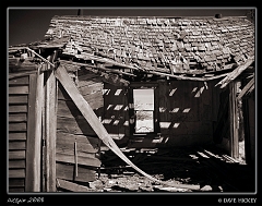  Abandoned House in Infrared, near Kanapolis, KS
