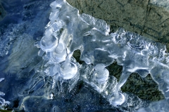 Ice042 Housatonic River ice, Kent, CT  � Dave Hickey