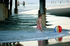  Cocoa Beach boy with ball