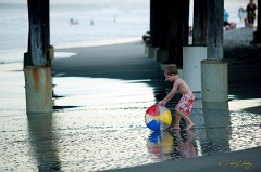  Cocoa Beach boy with ball