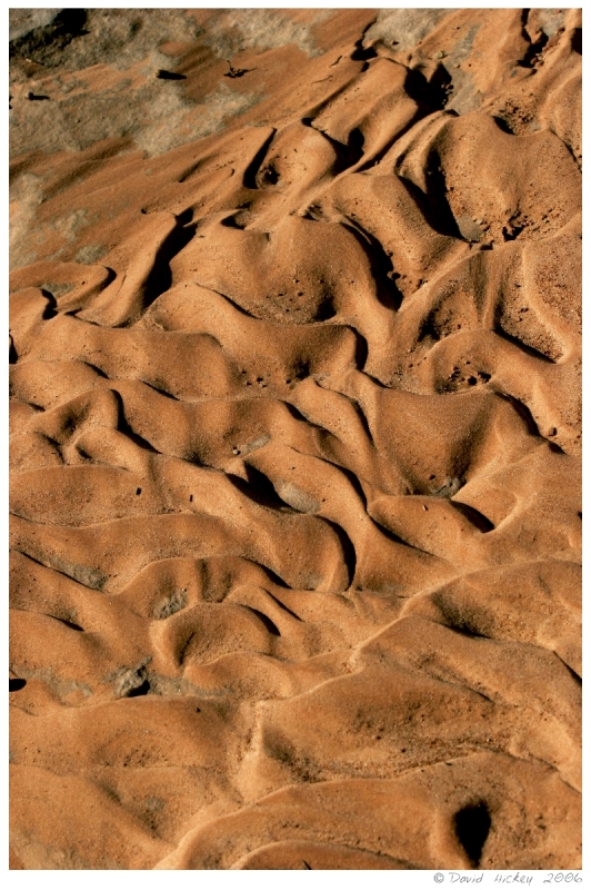 Southwest15 Silt patterns, Arches National Park, Utah