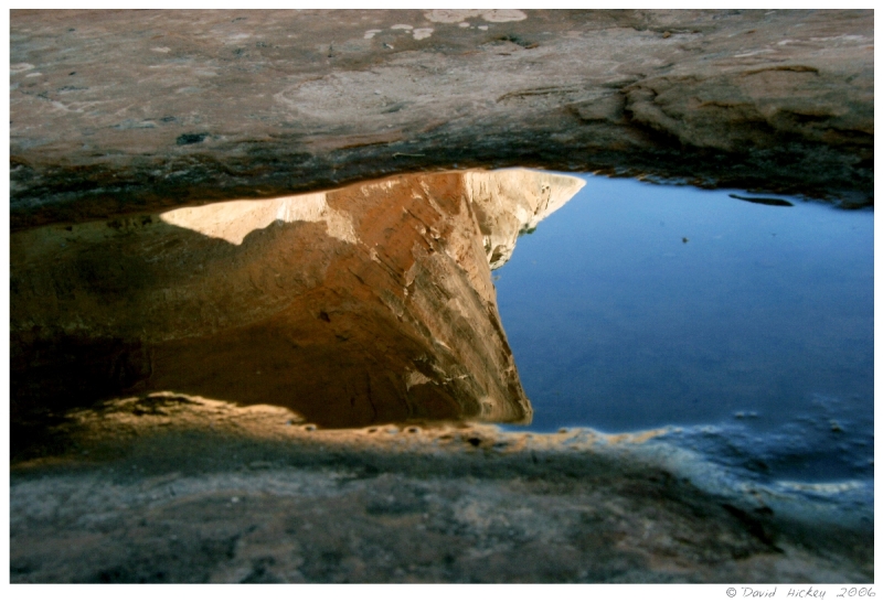 Southwest44 Reflection at Wilson Arch, south of La Sal Junction, Utah