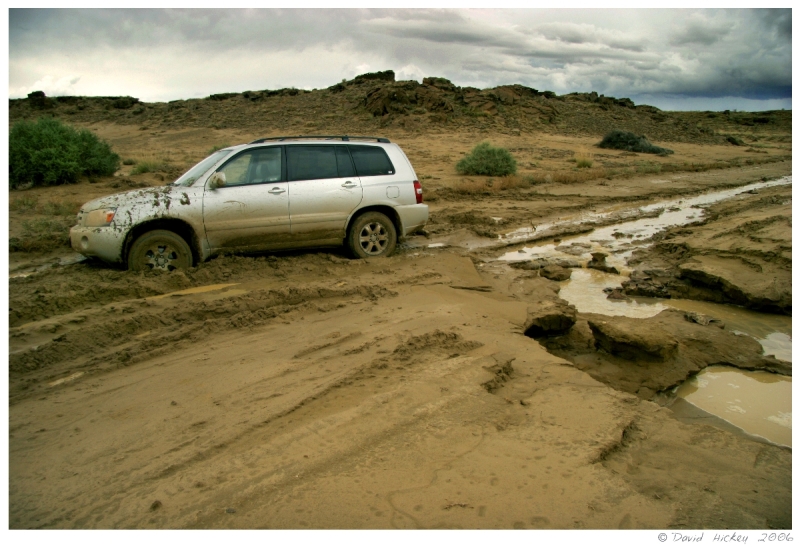Southwest59 Stuck!!! On road between White Rock and Naschitti, New Mexico