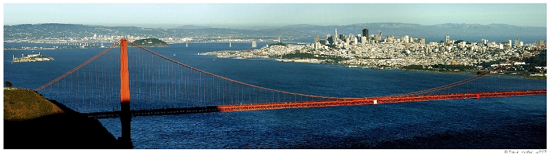 Scenics002 Golden Gate Composite, from Marin Headlands