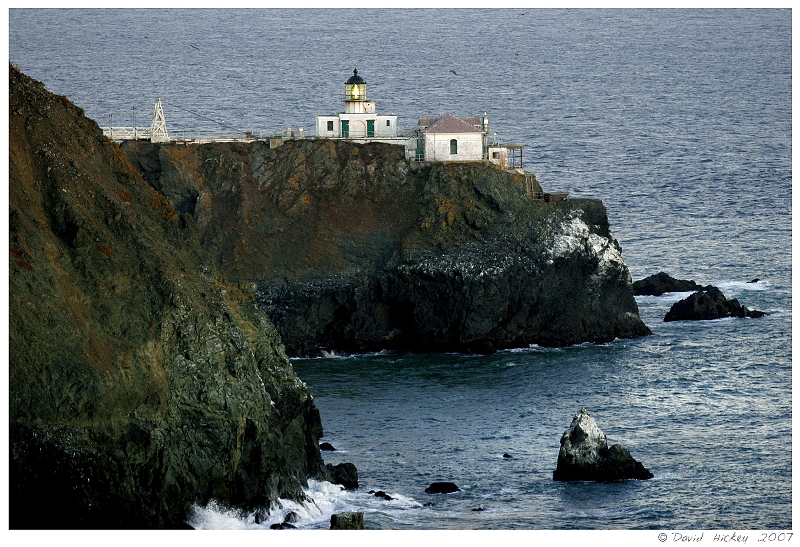 Scenics037 Point Bonita Lighthouse, from Marin Headlands
