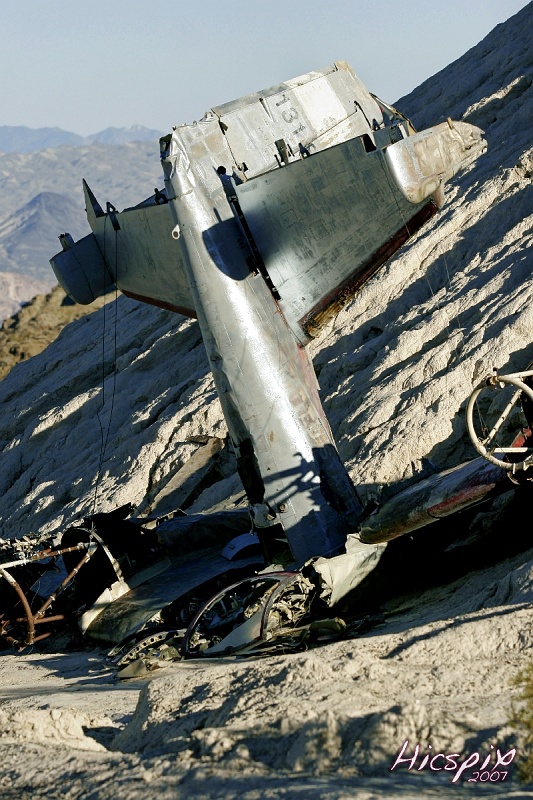 SuperShootsVegas112 Crashed plane, Nelson, NV    © Dave Hickey