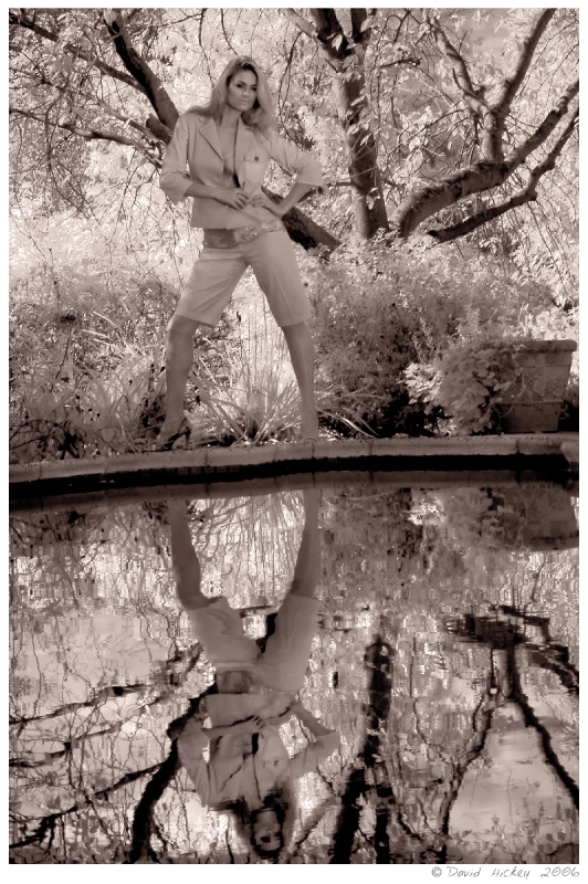 Infrared10 Model: Lilly in infrared