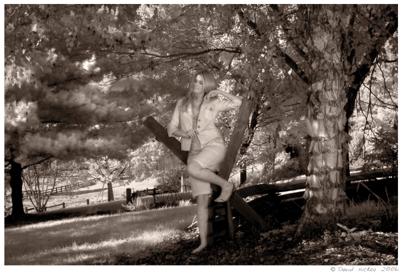 Infrared11 Model: Lilly in infrared