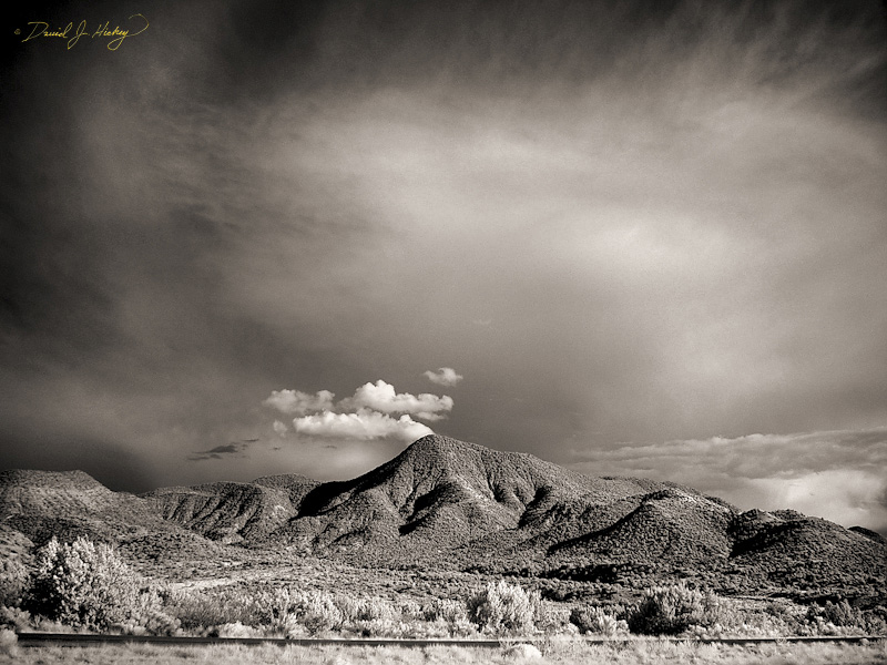 112 Clouds and Mountains in Infrared, near Tularosa, NM