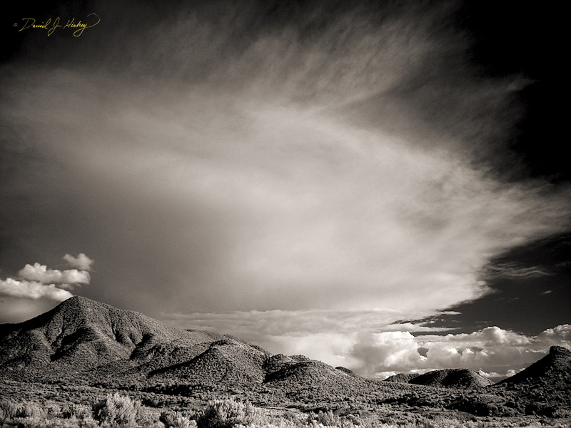 114 Clouds and Mountains II in Infrared, near Tularosa, NM