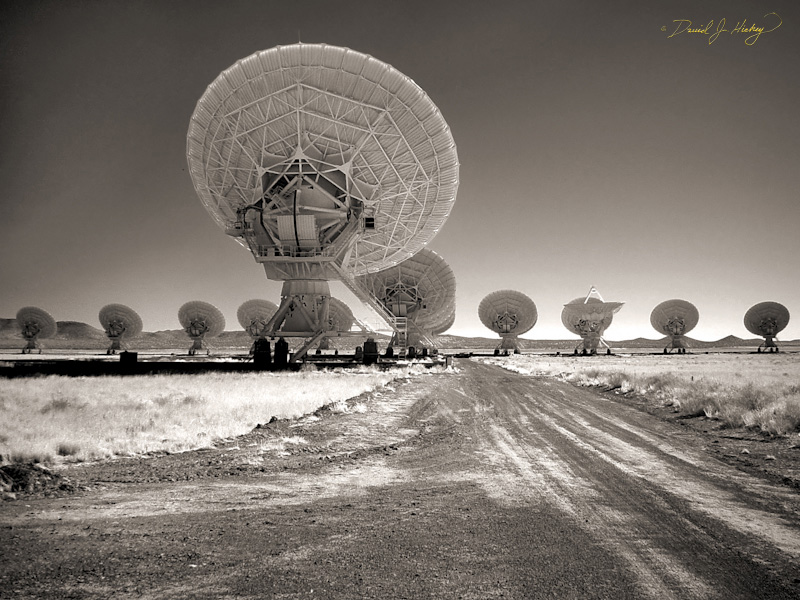 157 Very Large Array II in Infrared, Socorro, NM