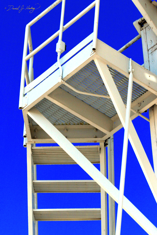 160 Ladder and Sky at Very Large Array, Socorro, NM
