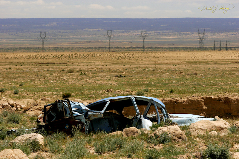 171 Wrecked Car, near Naschitti, NM