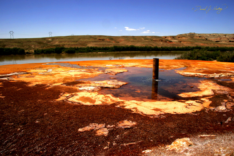 212 Crystal Geyser, Green River, UT -- I'd stumbled across this place a year earlier and spent two hours waiting for an eruption that never came.  So this time I figured toss in a couple more hours since -- when it erupts -- it's supposed to shoot 60 or more feet in the air!  About an hour into my vigil an 
