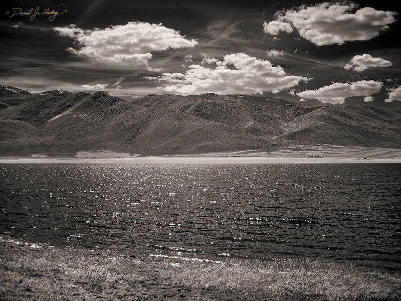 238 Piute Reservoir in Infrared, near Kingston, UT