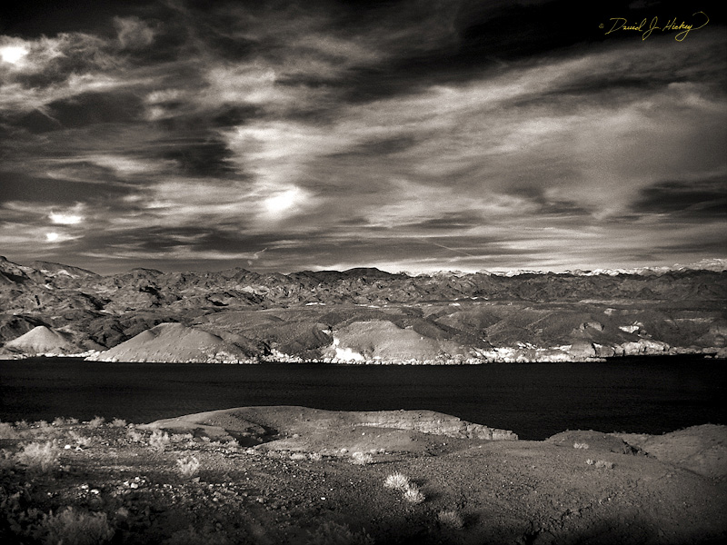 267 Lake Mojave in Infrared, near Nelson, NV