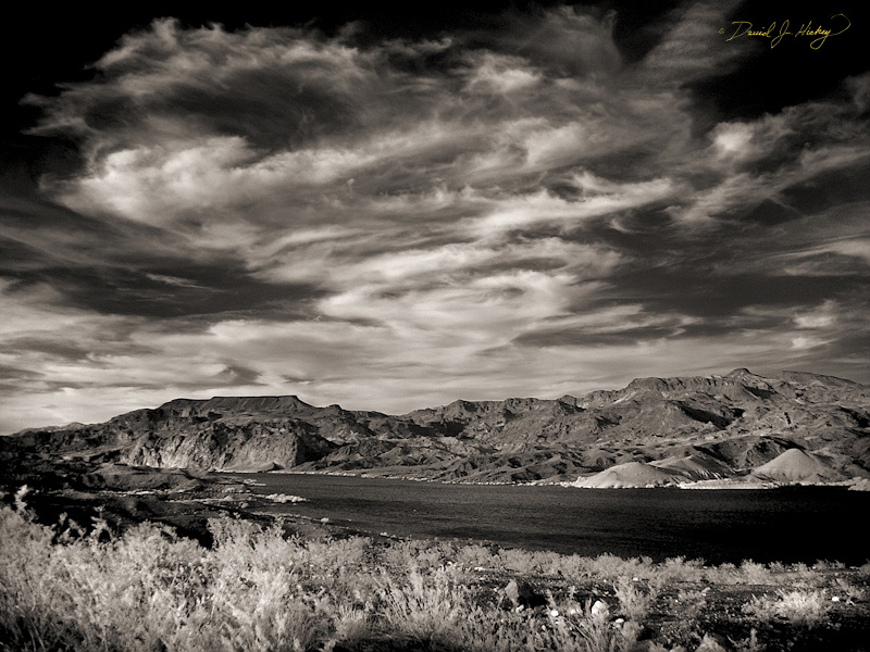 270 Lake Mojave III in Infrared, near Nelson, NV