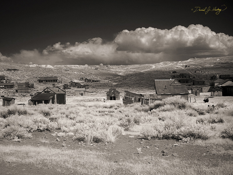 455 Overall View of Bodie Ghost Town in Infrared, Bodie, CA