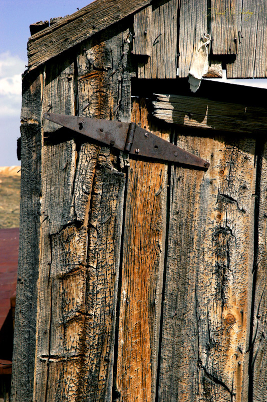 463 Weathered Wood and Hardware at Bodie Ghost Town, Bodie, CA