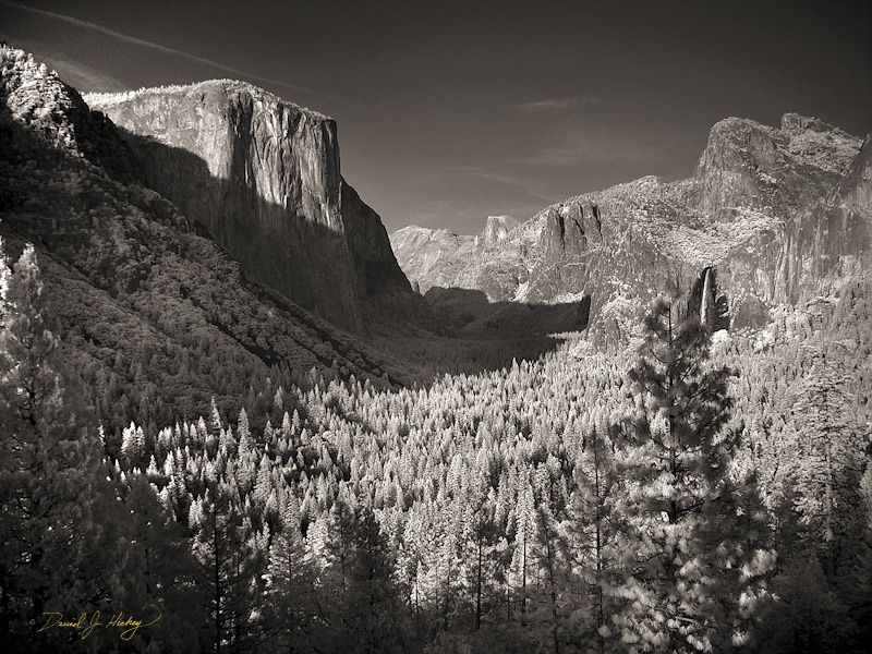 483 Glacier Point View in Infrared, Yosemite, CA