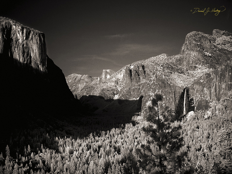 487 Glacier Point View III in Infrared, Yosemite, CA