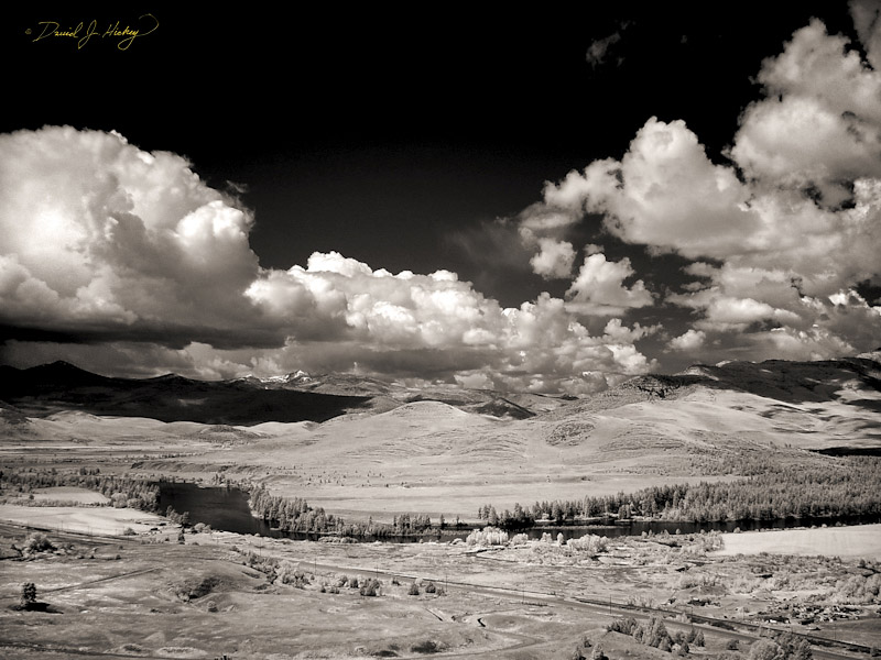 664 Mountain View in Infrared, National Bison Range, MT