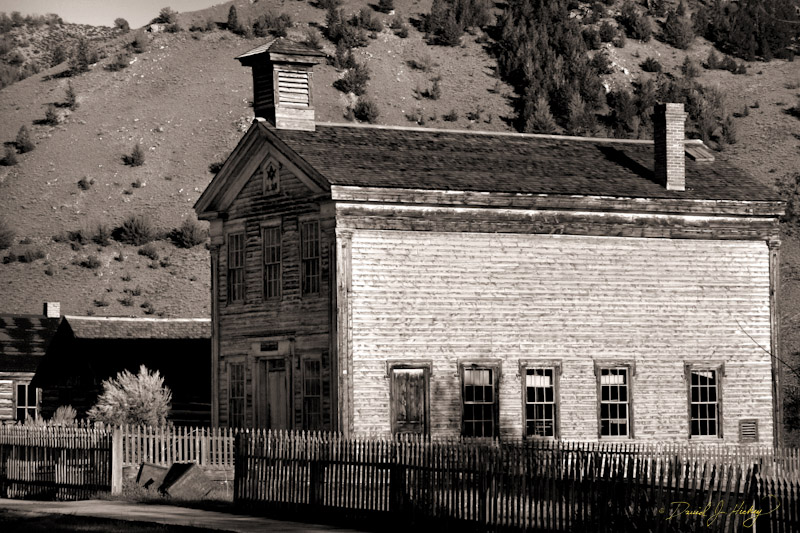 688 Bannack Ghost Town in Infrared, Bannack, MT