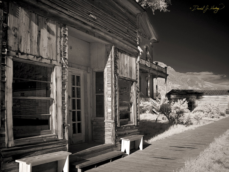 689 Bannack Ghost Town in Infrared, Bannack, MT