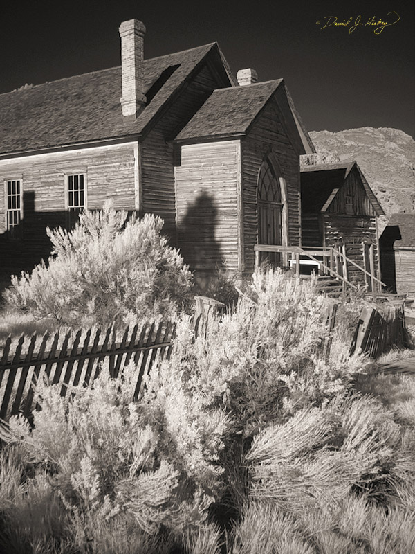 697 Bannack Ghost Town in Infrared, Bannack, MT