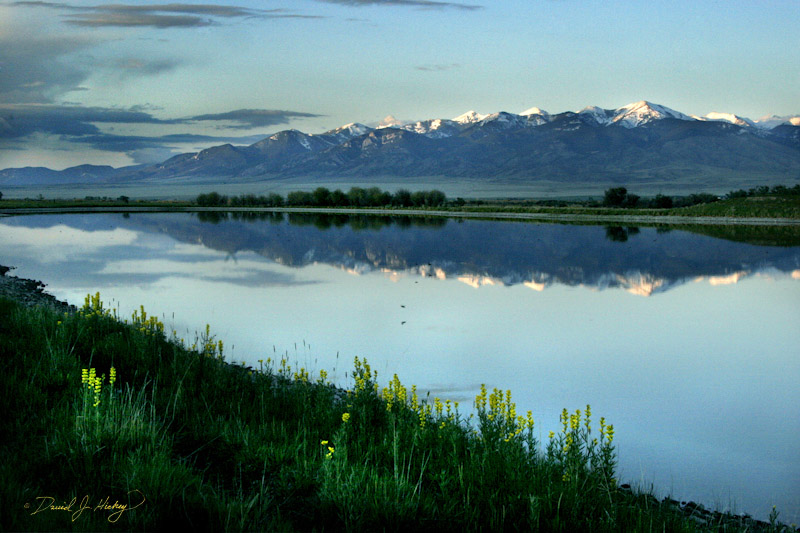 719 Dusk Reflection, northeast of Dillon, MT