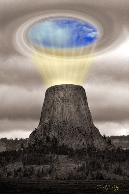 768 Devil's Tower II, Devil's Tower, WY -- Yep, bored doing toning so I tinkered around ... lol
