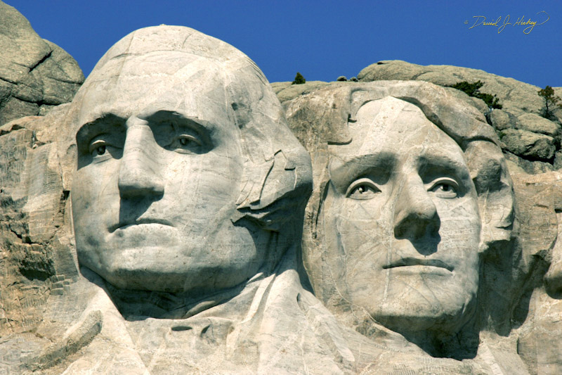 774 Mount Rushmore, near Keystone, SD -- Note Tommy's nose and is George losing hair???