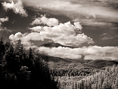 107 Sacramento Mountains in Infrared, near Mescalero, NM