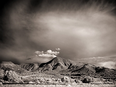 112 Clouds and Mountains in Infrared, near Tularosa, NM