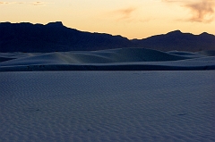 152 One Last Look, White Sands, NM -- Right after this shot I left the place, found a nice spot to pull over and slept in the Explorer for the night.
