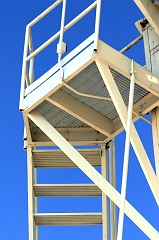 160 Ladder and Sky at Very Large Array, Socorro, NM