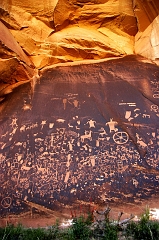 188 Newspaper Rock, Canyonlands National Park -- With more than 30-year in the journalism field I just had to hit this spot.  It seemed like yesterday's news though.