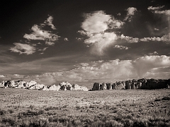 233 San Rafael Swell in Infrared, along I-70, UT