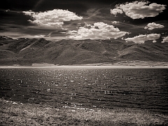 238 Piute Reservoir in Infrared, near Kingston, UT