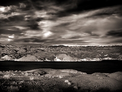 267 Lake Mojave in Infrared, near Nelson, NV