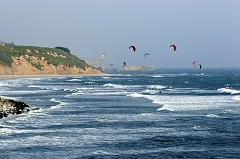 372 Kite Surfing XII, just north of Santa Cruz, CA