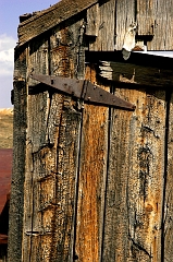 463 Weathered Wood and Hardware at Bodie Ghost Town, Bodie, CA