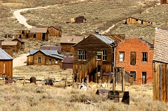 469 Building at Bodie Ghost Town, Bodie, CA -- The guidebook said no stopped and shooting with long lenses in this area.  I was glad it was a guide-book and not a rule-book ... hehehe