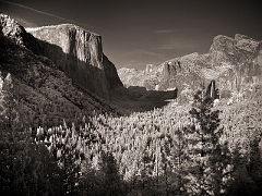 483 Glacier Point View in Infrared, Yosemite, CA