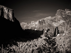 487 Glacier Point View III in Infrared, Yosemite, CA