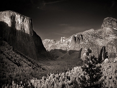 490 Glacier Point View IV in Infrared, Yosemite, CA