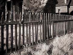 693 Bannack Ghost Town in Infrared, Bannack, MT